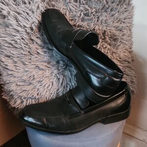 Merona Men's Classic Black Slip-On Loafers